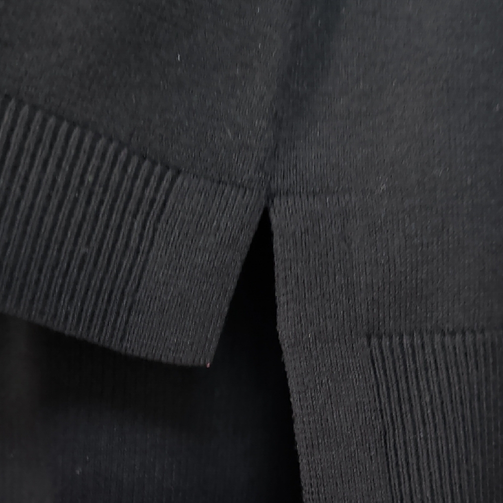 Karen Millen black zip front cardigan with cutout details - Picture 4 of 8